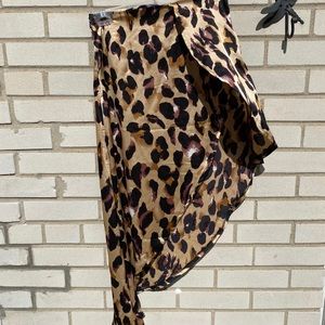 Animal print skirt